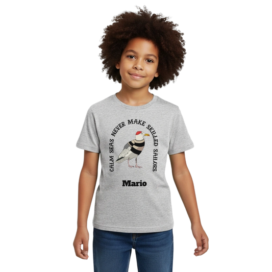 Kids' T-Shirt - Grau meliert