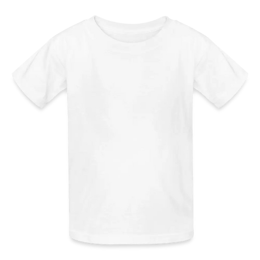Kids T-Shirt by Russell - Weiß