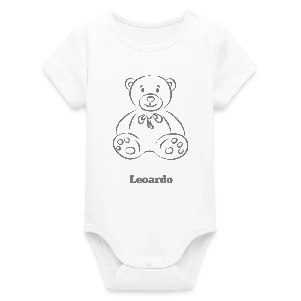 Stanley/Stella Organic Short-Sleeved Baby Bodysuit - Weiß