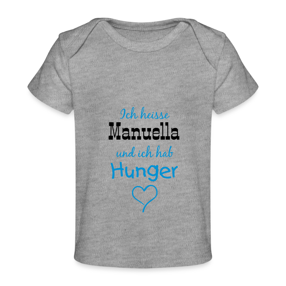 Baby Bio-T-Shirt - Grau meliert