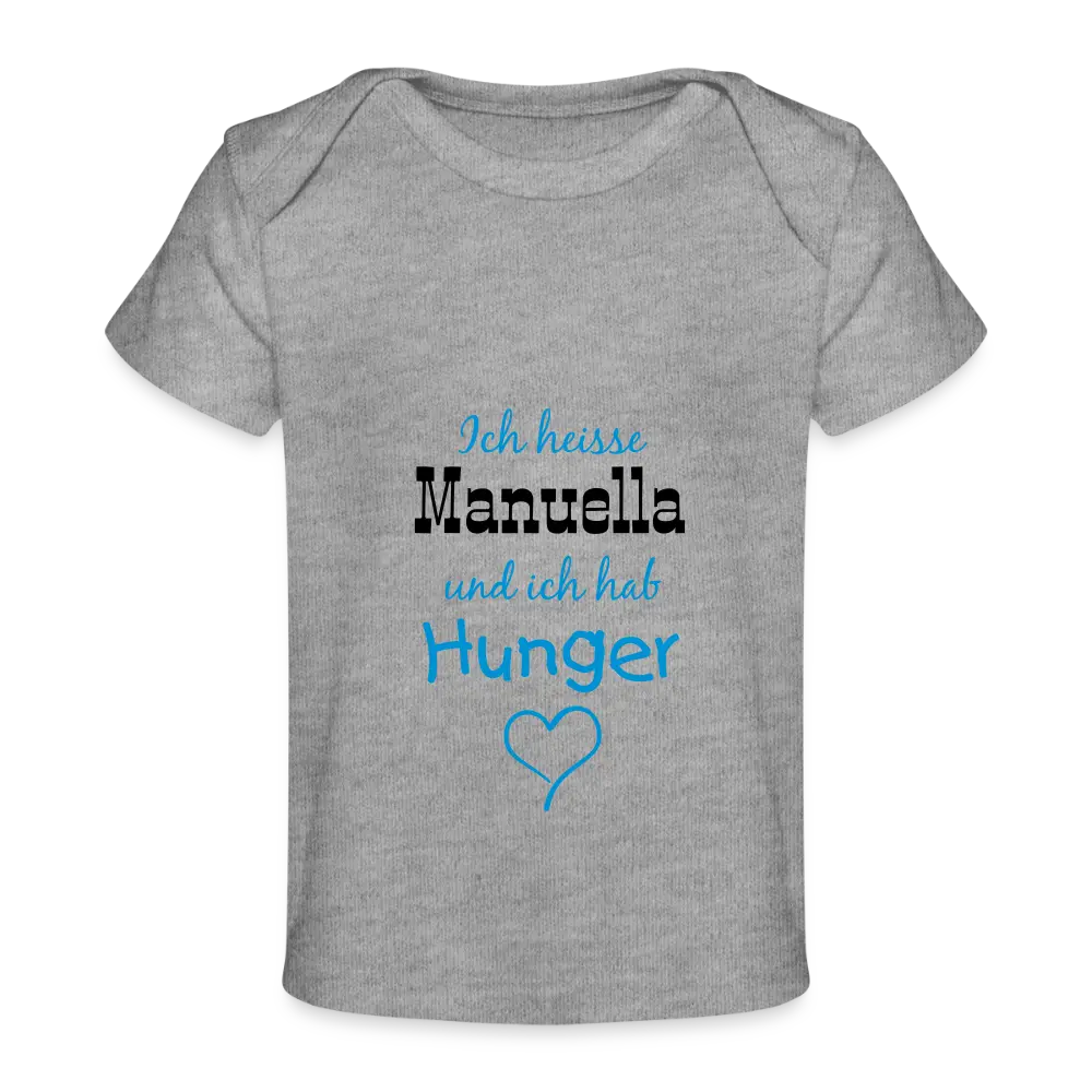 Baby Bio-T-Shirt - Grau meliert