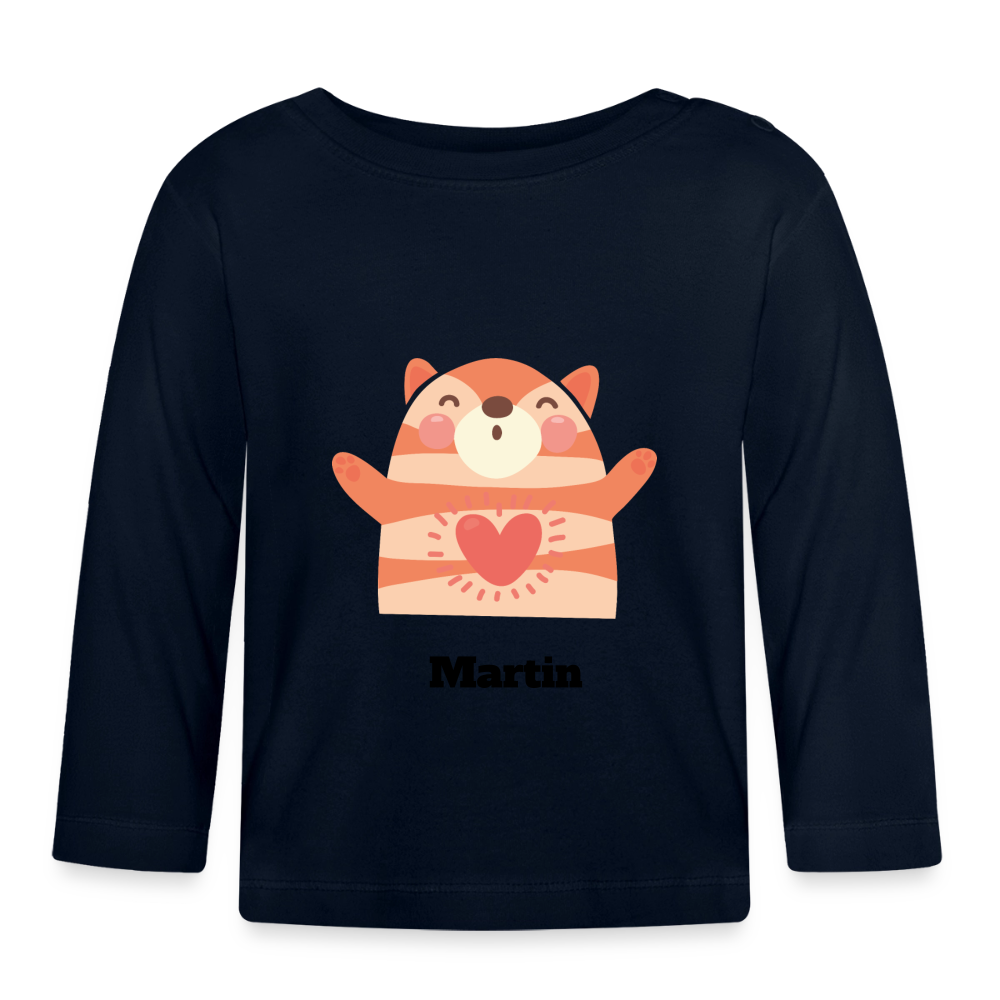 Baby Long Sleeve T-Shirt - Navy
