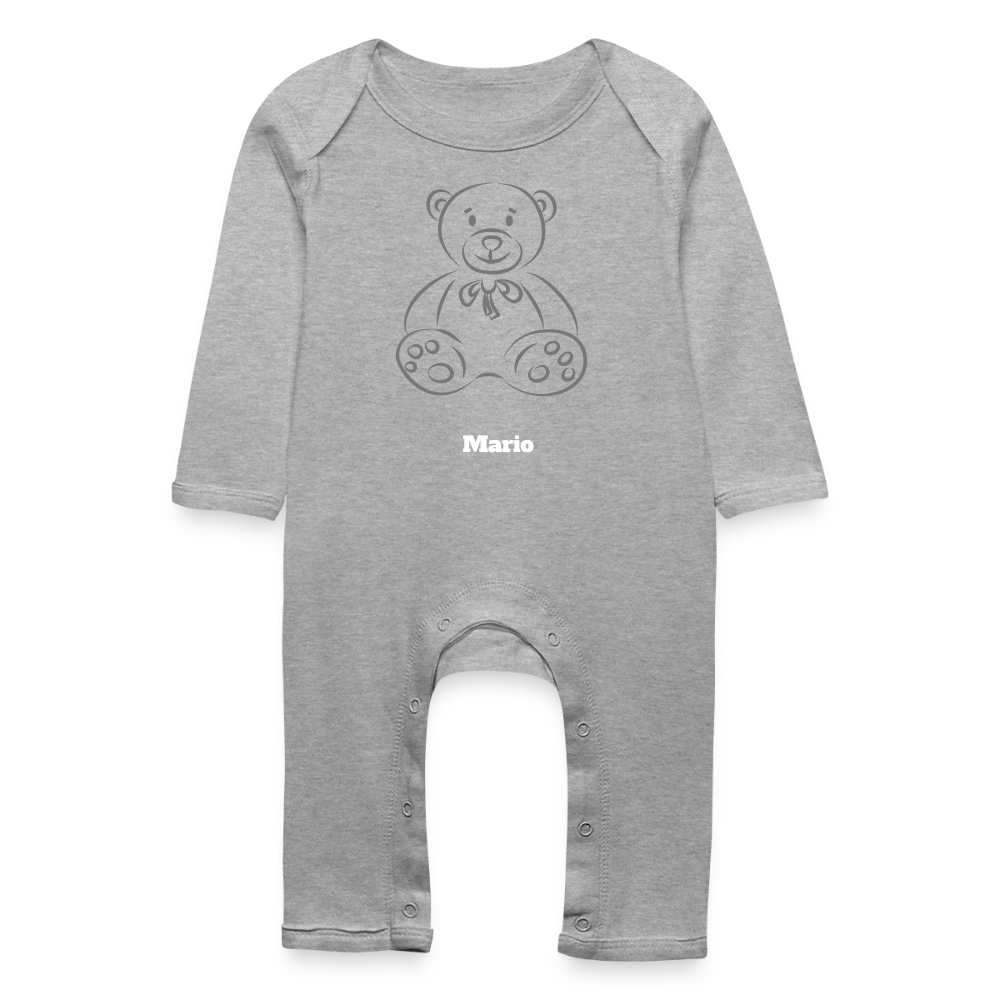 Baby Organic Romper - Grau meliert