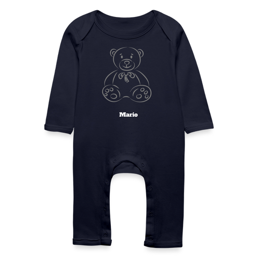 Baby Organic Romper - Navy