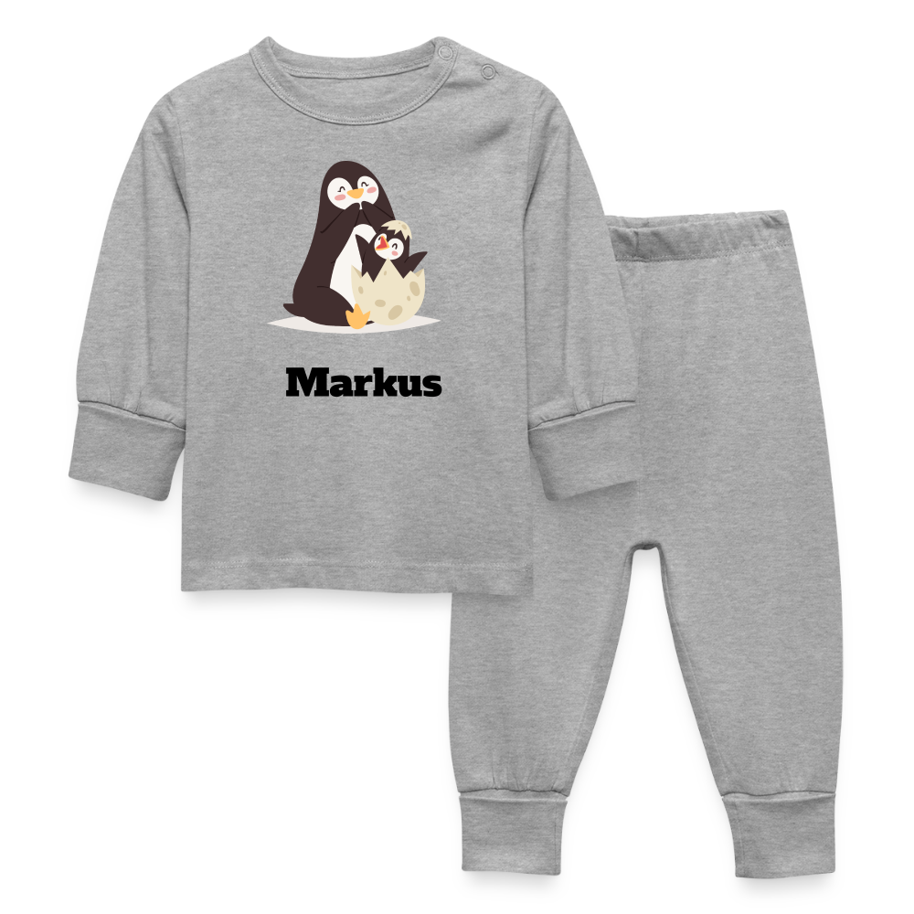 Baby Sleepsuit - Grau meliert