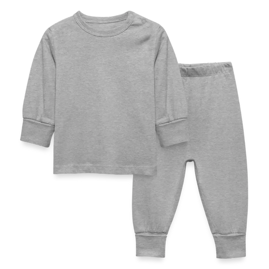 Baby Sleepsuit - Grau meliert