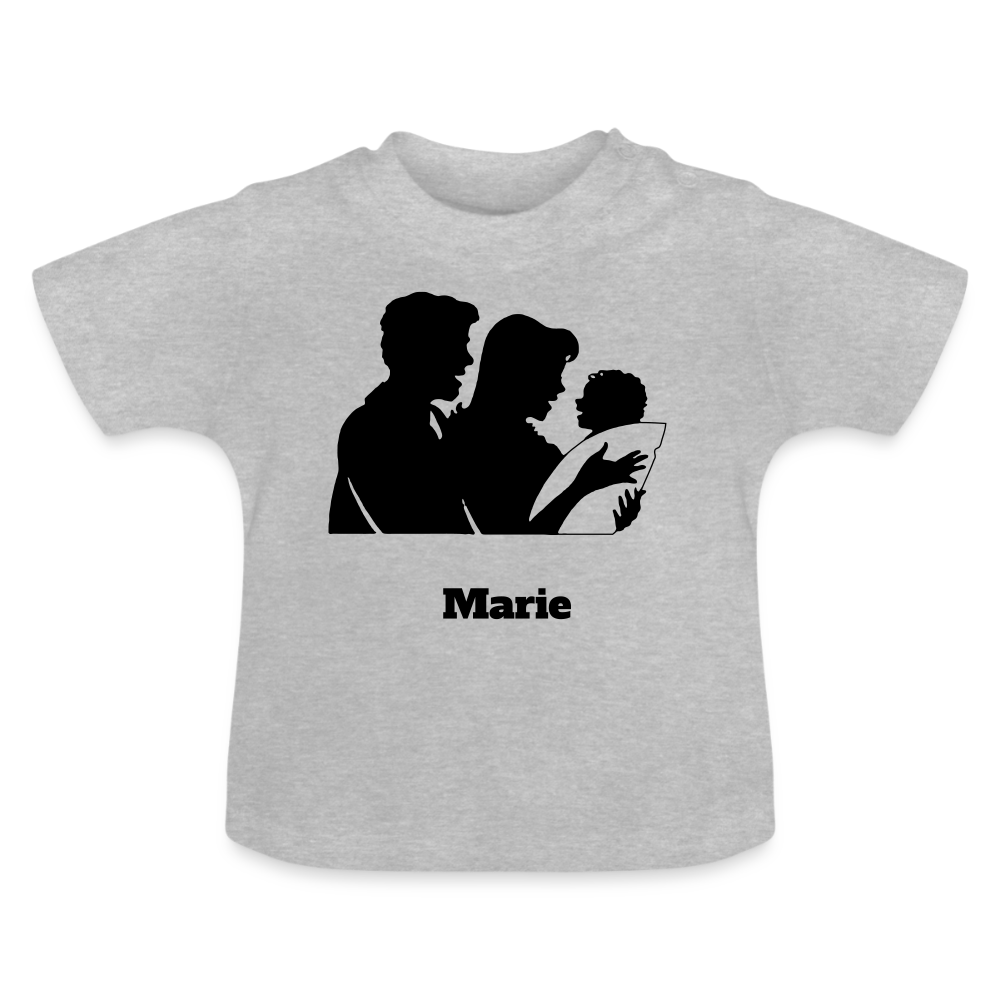 Baby T-Shirt - Grau meliert