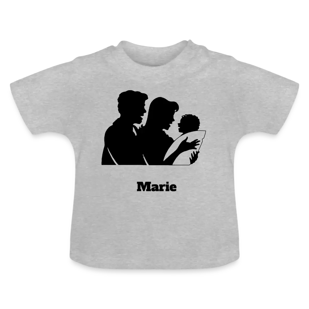 Baby T-Shirt - Grau meliert