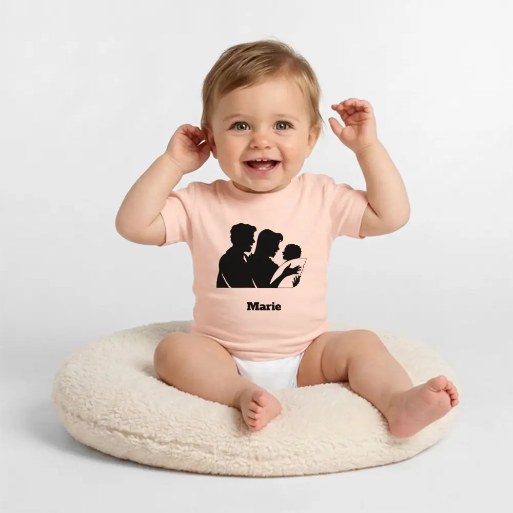 Baby T-Shirt - Kristallrosa