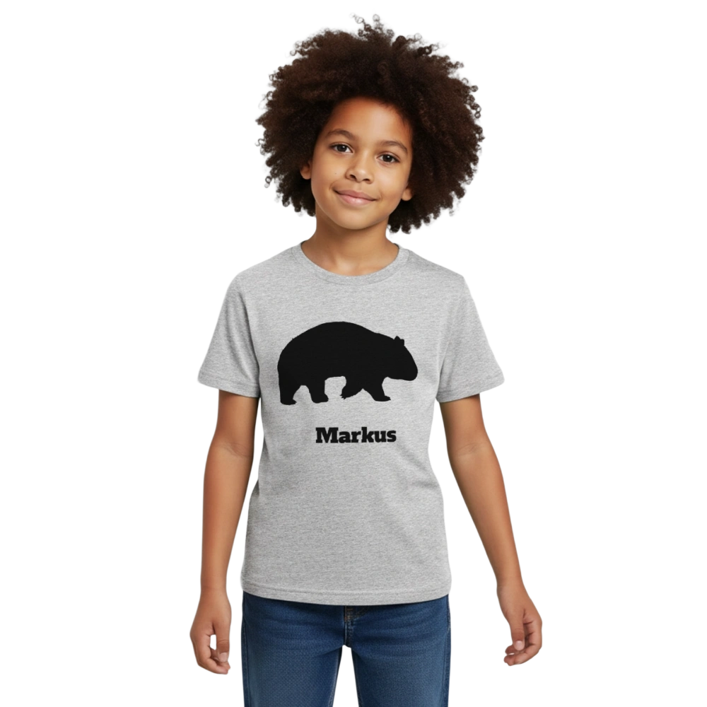 Kids' T-Shirt - Grau meliert