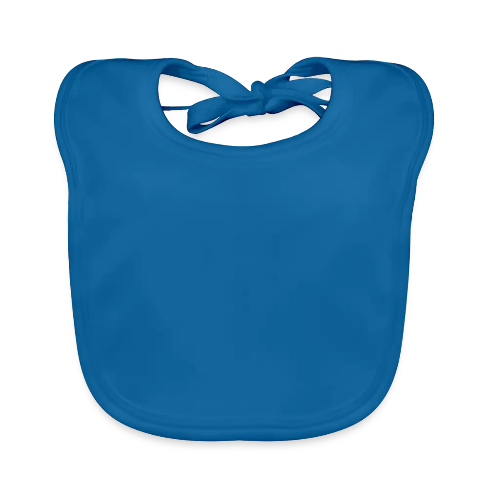 Baby Bio-Lätzchen - Pfauenblau