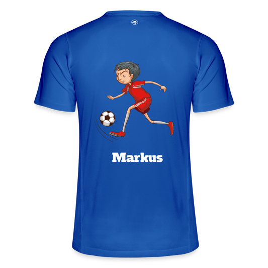 JAKO Kinder T-Shirt Run 2.0 in Königsblau, bequemes Kinder-T-Shirt aus weichem Material, mit sportlichem Design.