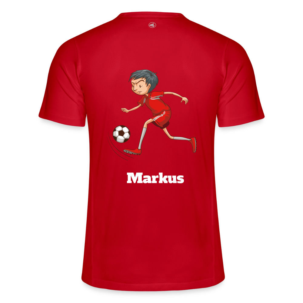 JAKO Kinder T-Shirt Run 2.0 in Königsblau, bequemes Sportshirt für Kinder, aus weichem Material, mit JAKO Logo auf der Brust.