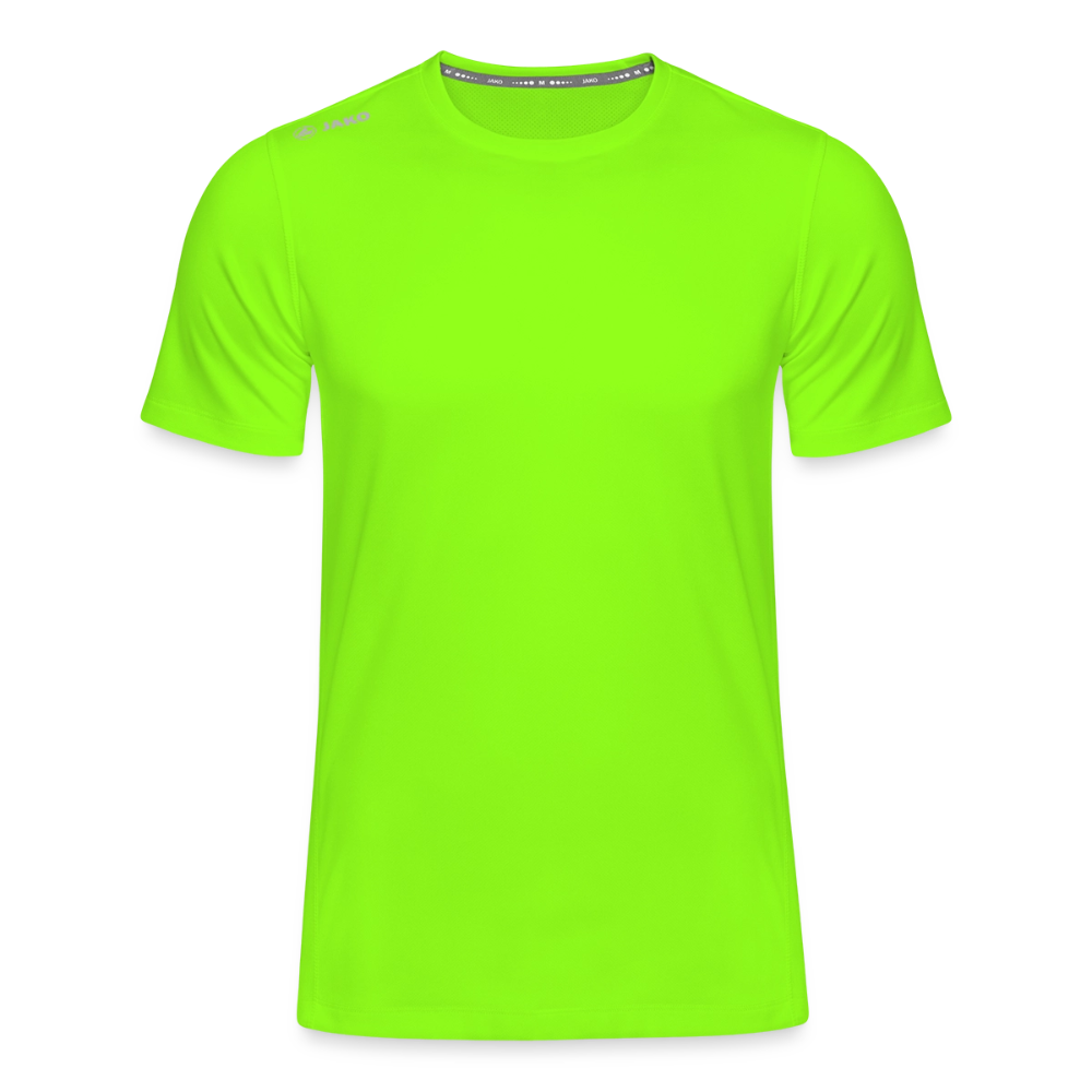 Blaue JAKO Kinder T-Shirt Run 2.0 mit bequemem Schnitt und weichem Material, ideal für Kinder, auf weißem Hintergrund.