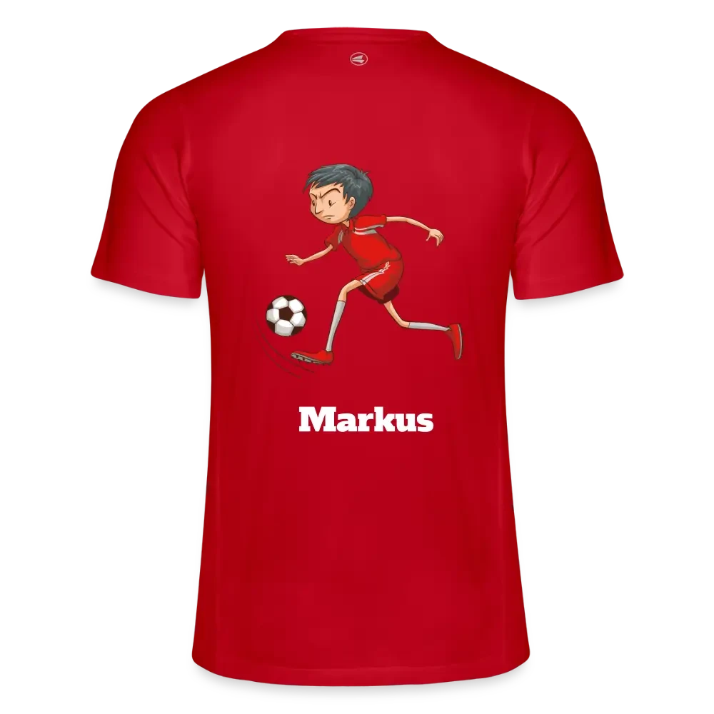 JAKO Kinder T-Shirt Run 2.0 in Königsblau, bequemes Sportshirt für Kinder, aus weichem Material, mit JAKO Logo auf der Brust.