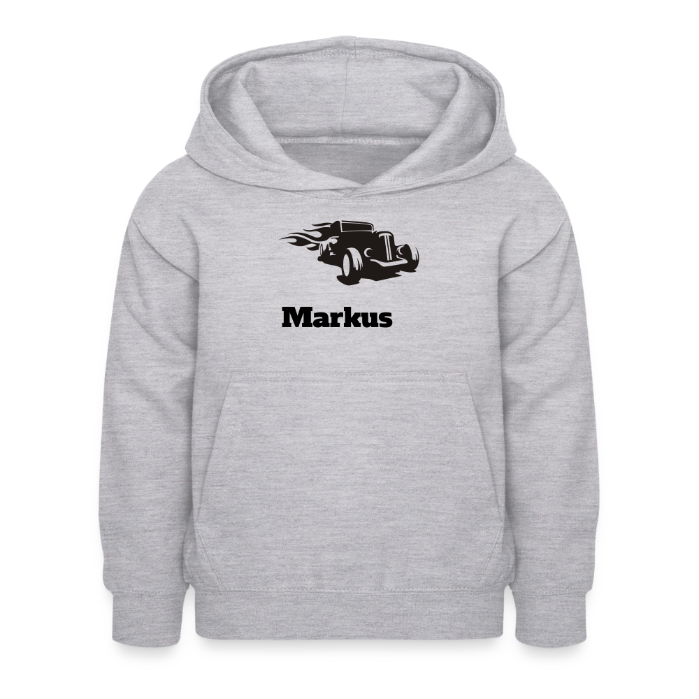 Kids Hoodie - Hellgrau meliert