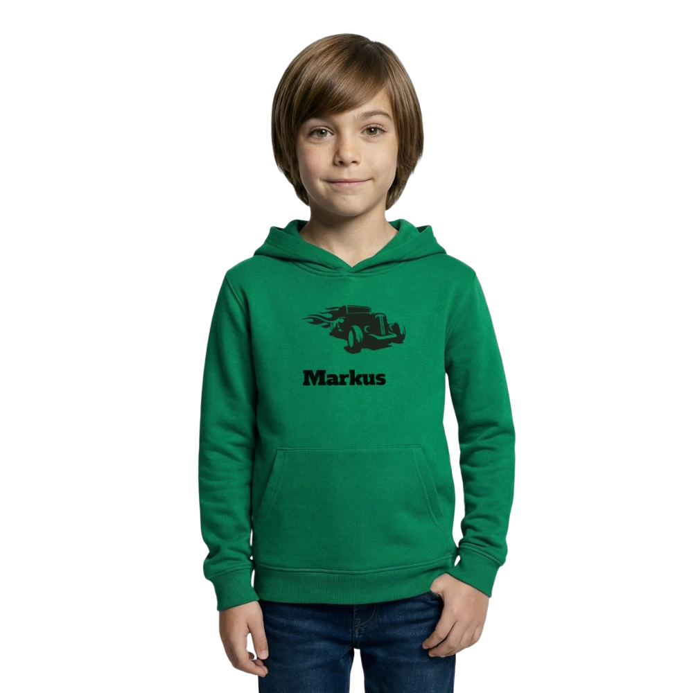 Kids Hoodie - Kelly Green