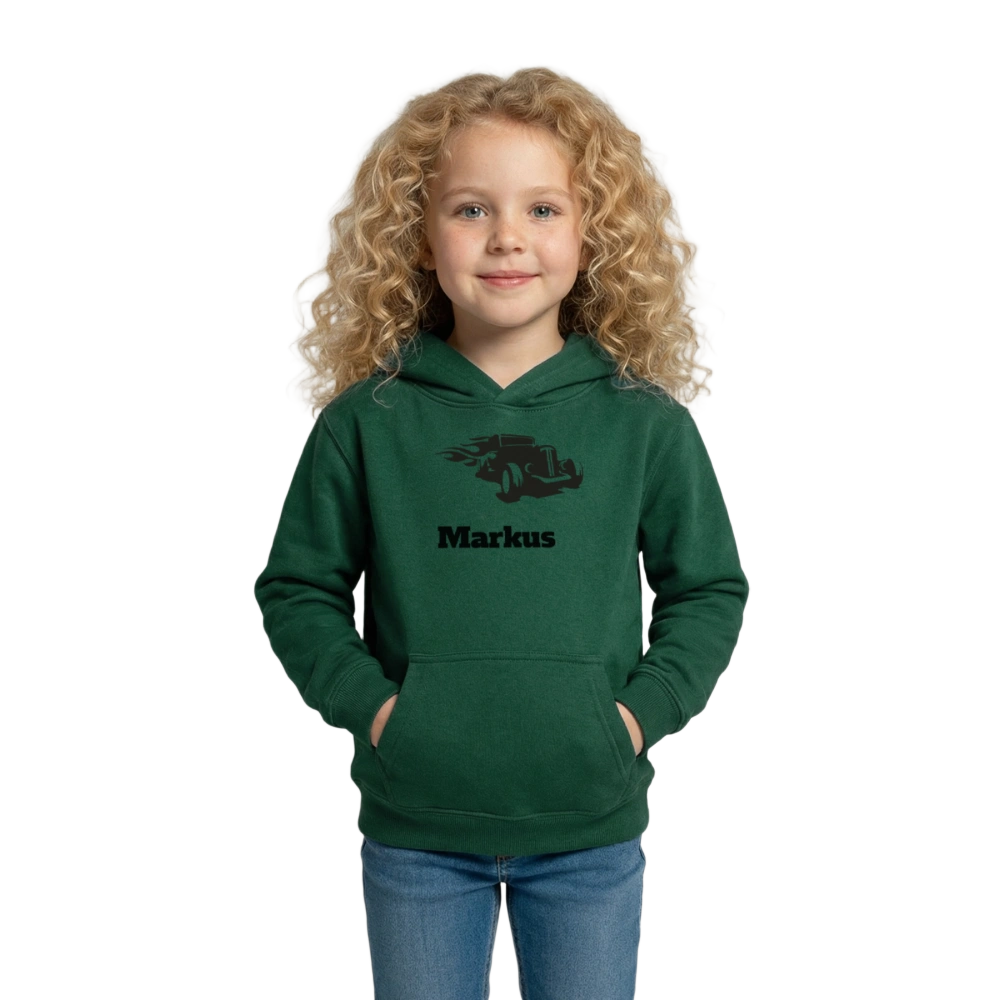 Kids Hoodie - Flaschengrün