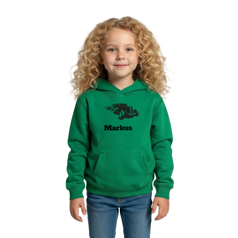 Kids Hoodie - Kelly Green