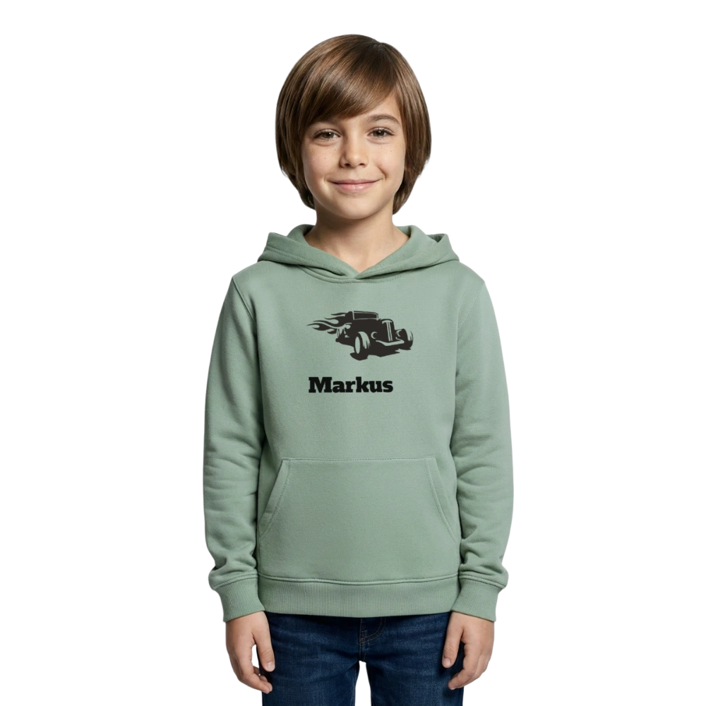 Kids Hoodie - Graugrün
