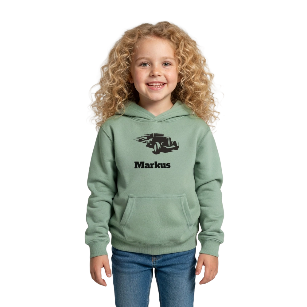 Kids Hoodie - Graugrün