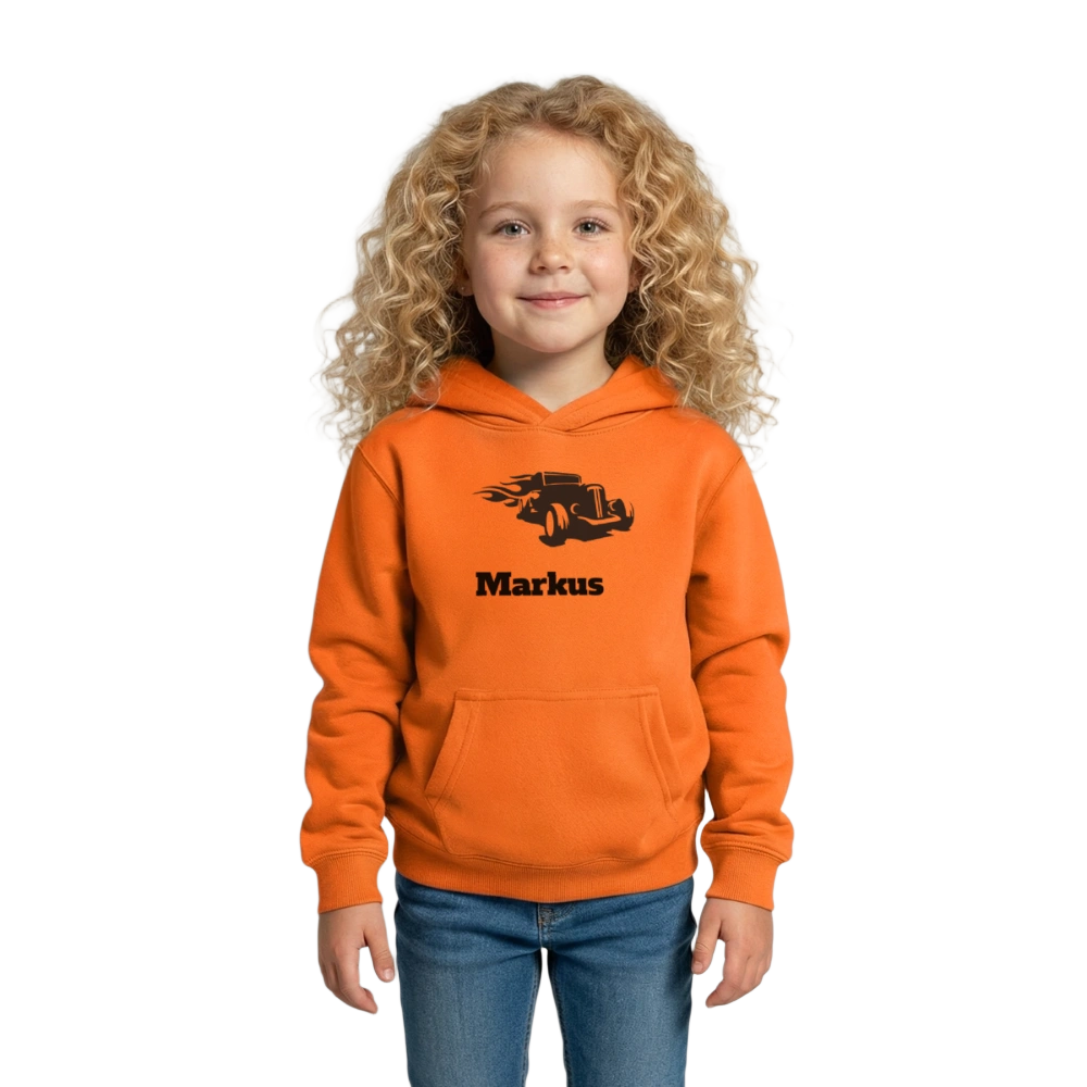 Kids Hoodie - Orange