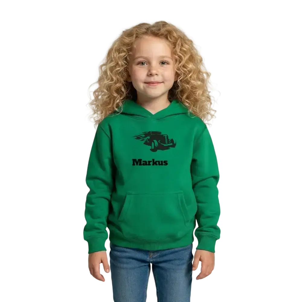 Kids Hoodie - Kelly Green