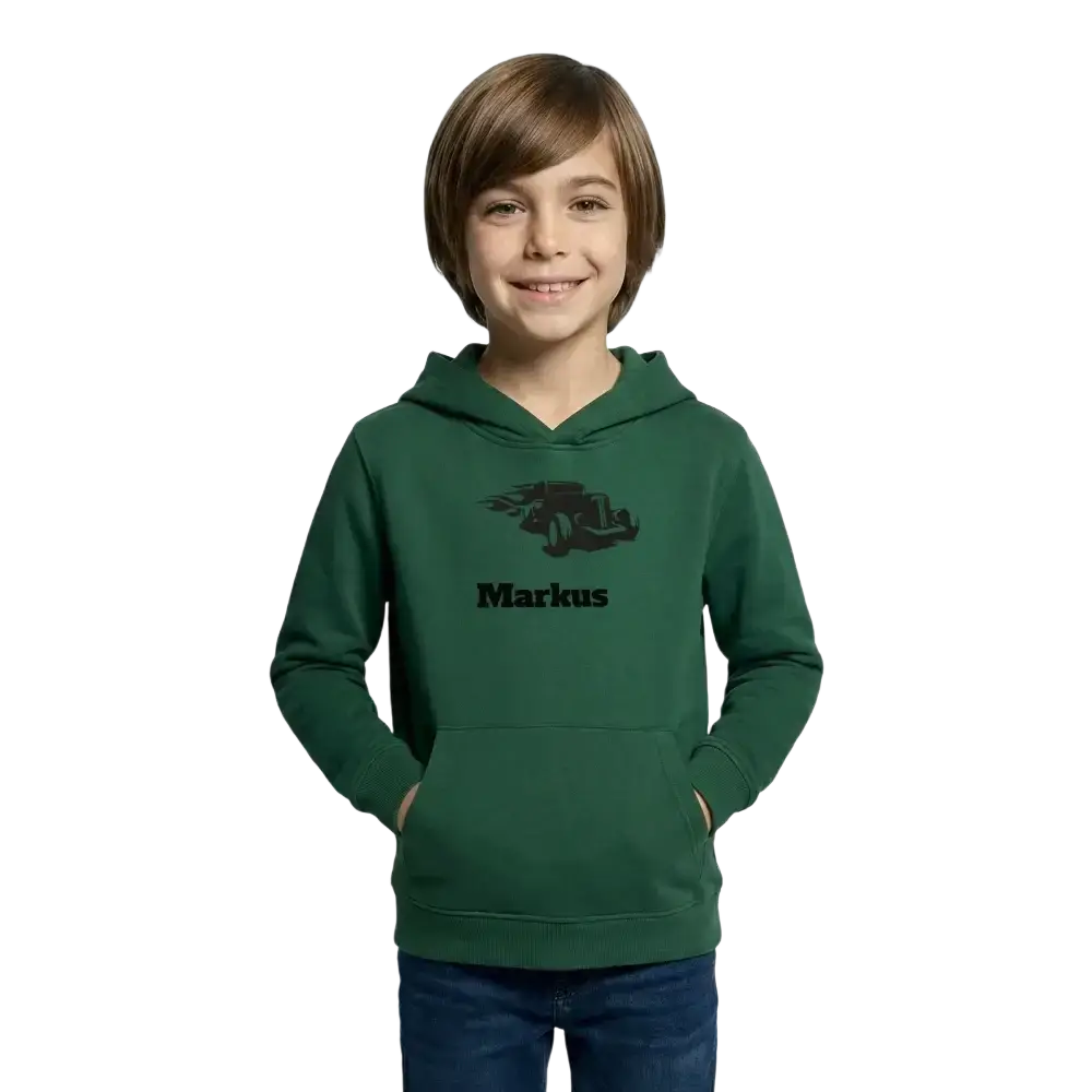 Kids Hoodie - Flaschengrün
