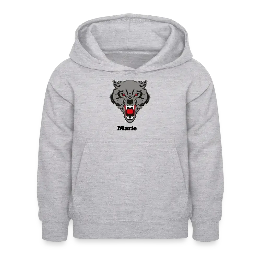 Kids Hoodie - Hellgrau meliert