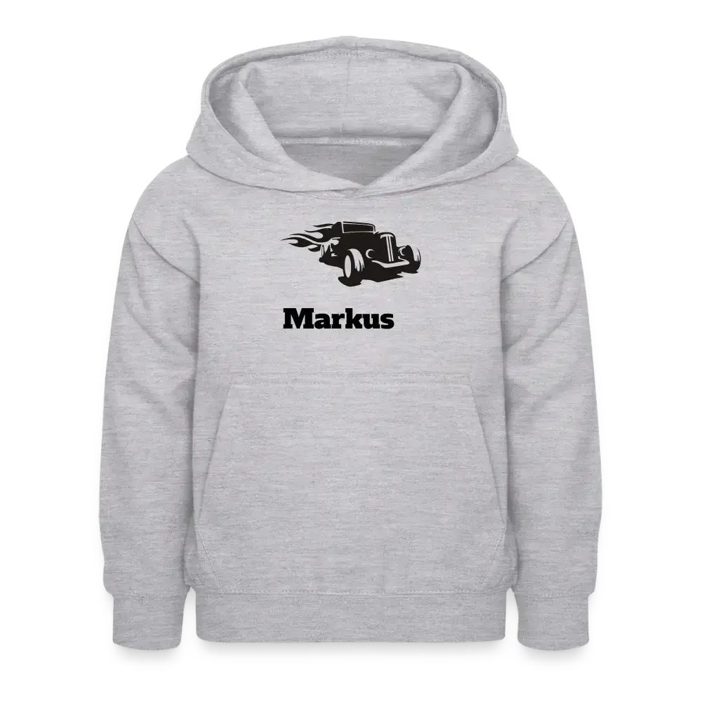 Kids Hoodie - Hellgrau meliert