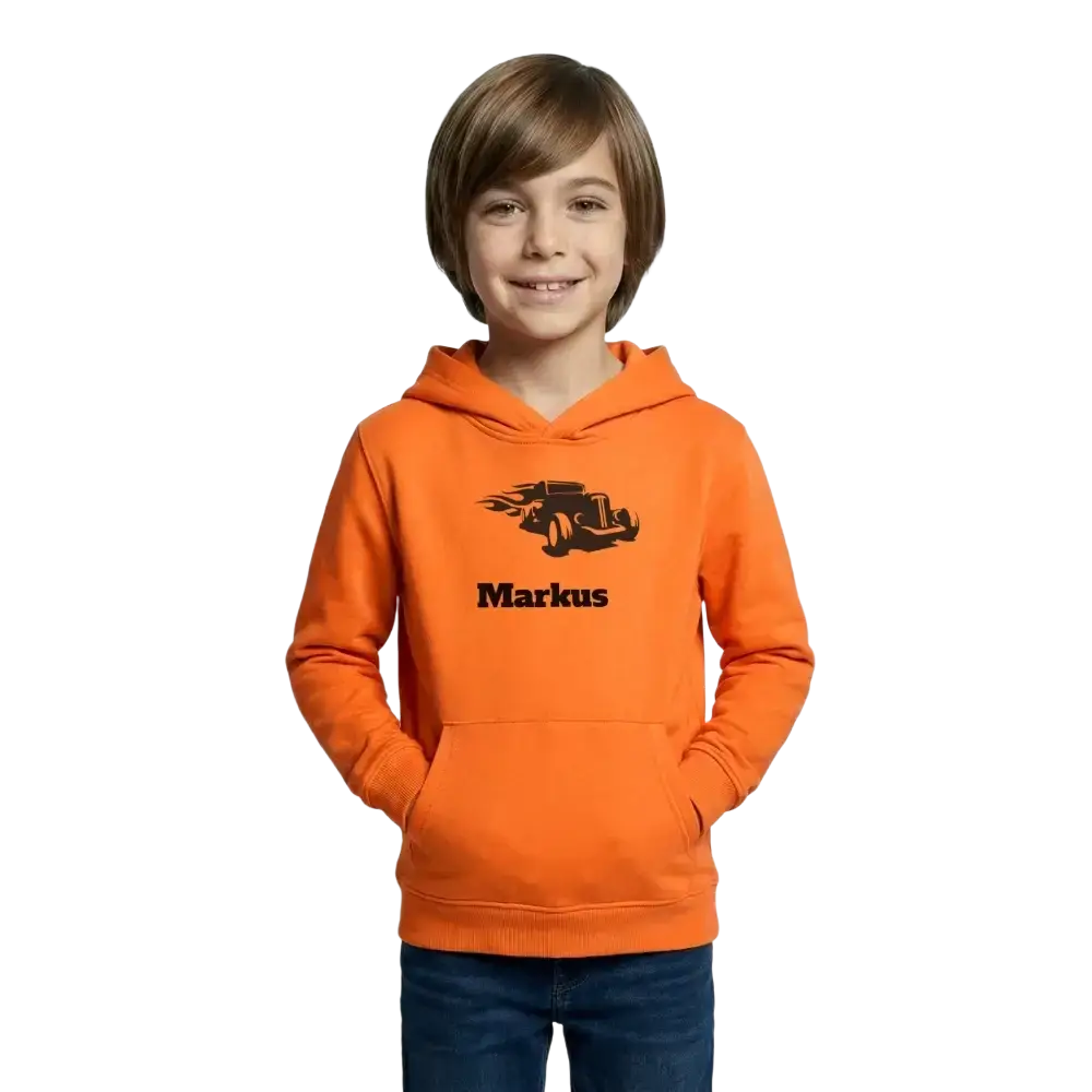 Kids Hoodie - Orange