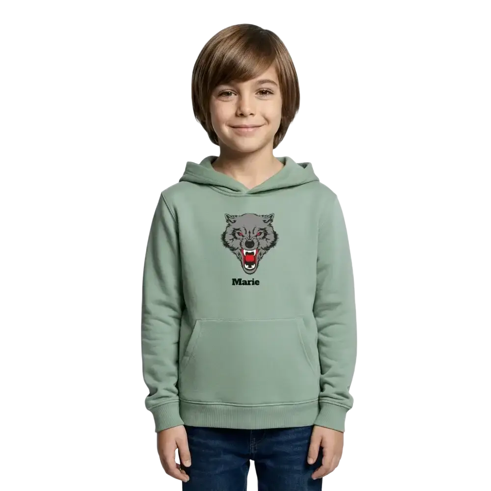 Kids Hoodie - Graugrün
