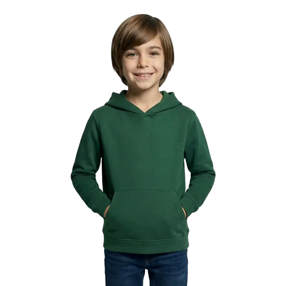 Kids Hoodie - Flaschengrün