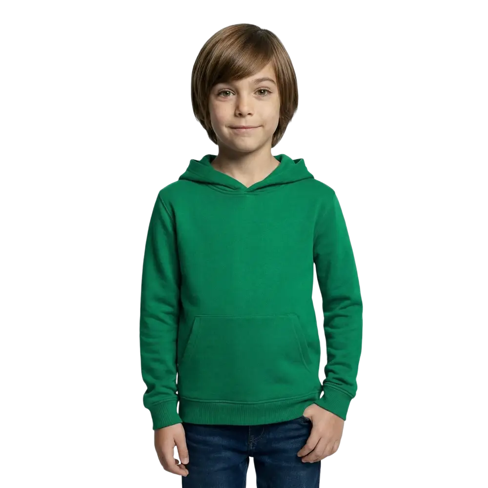 Kids Hoodie - Kelly Green