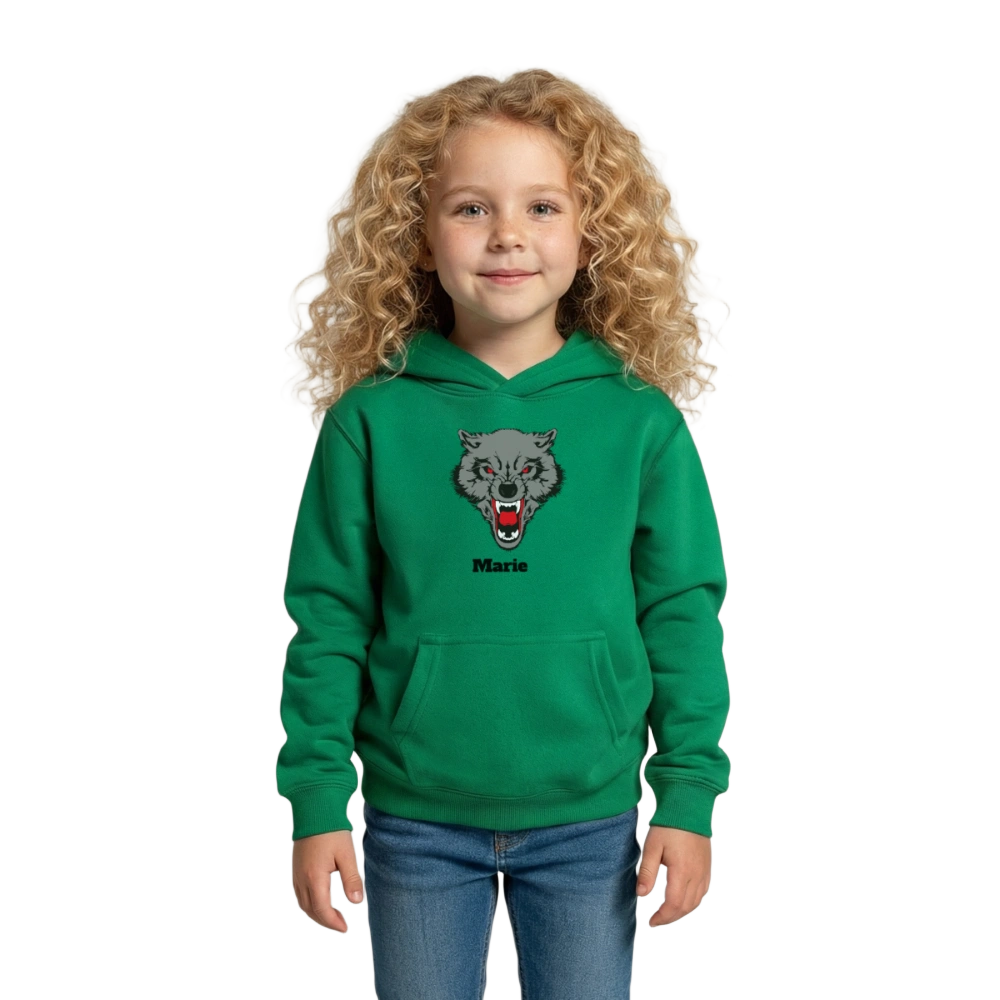 Kids Hoodie - Kelly Green