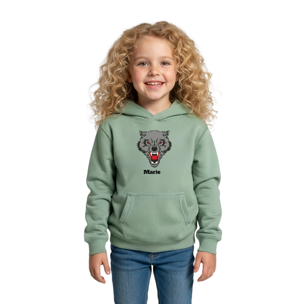 Kids Hoodie - Graugrün