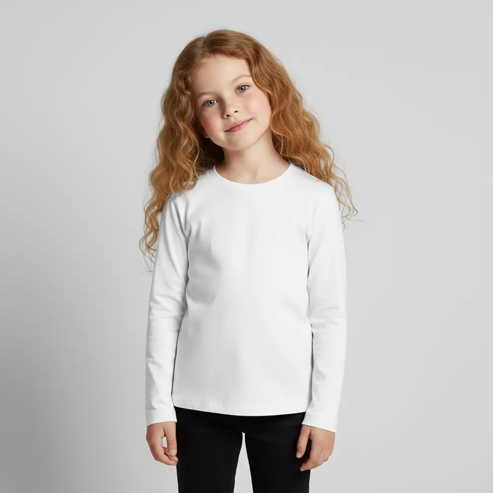 Kids' Premium Longsleeve Shirt - Weiß