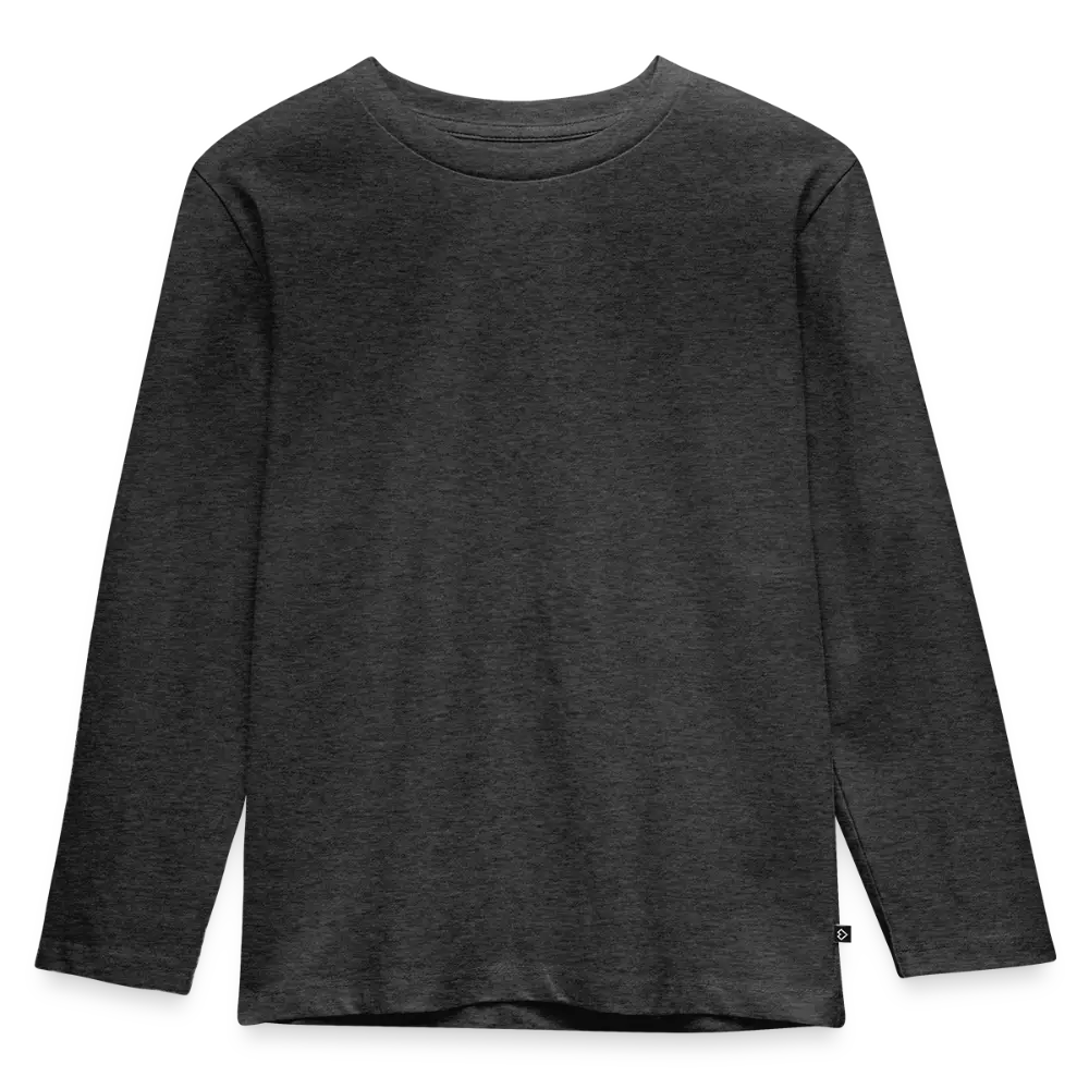 Kids' Premium Longsleeve Shirt - Anthrazit meliert