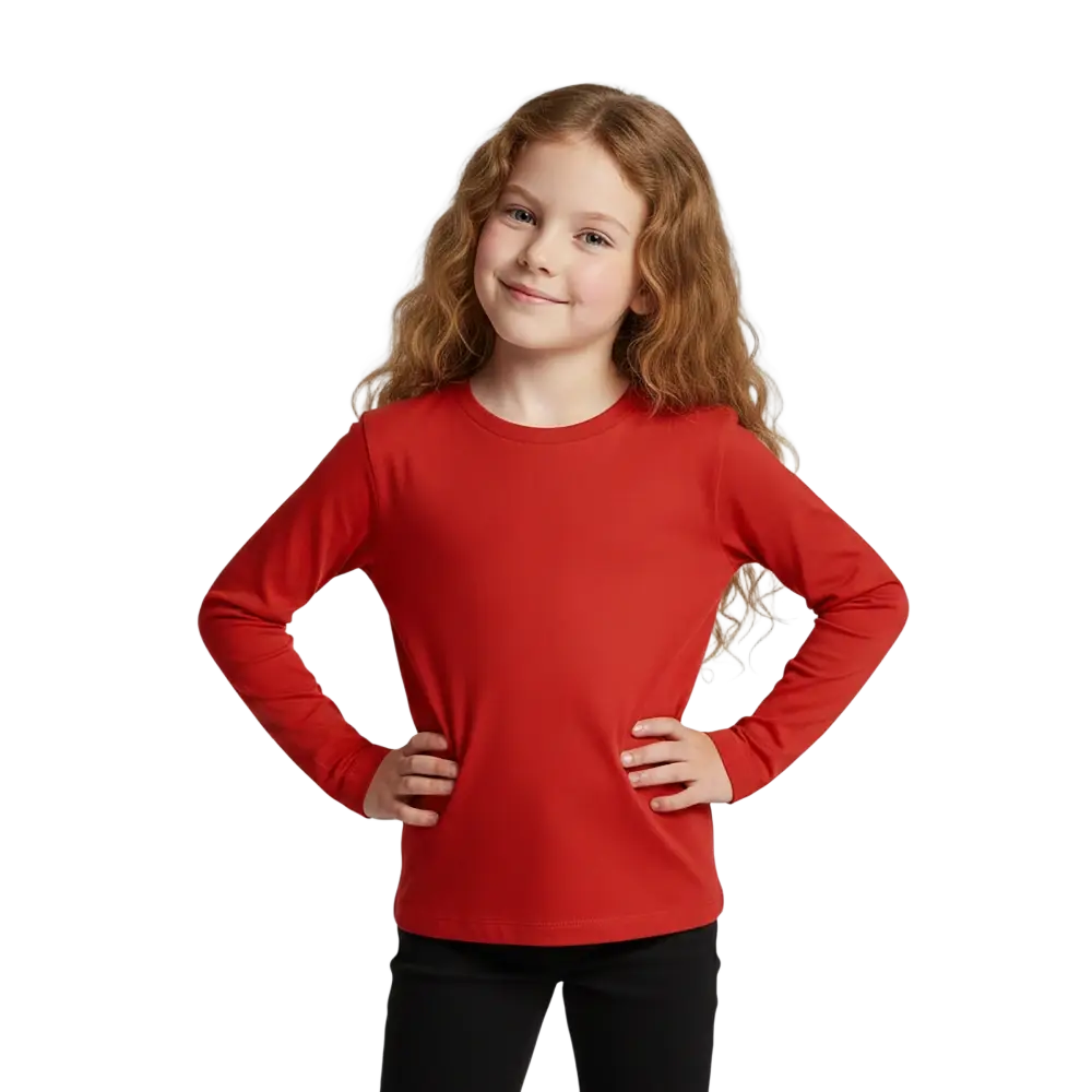 Kids' Premium Longsleeve Shirt - Rot