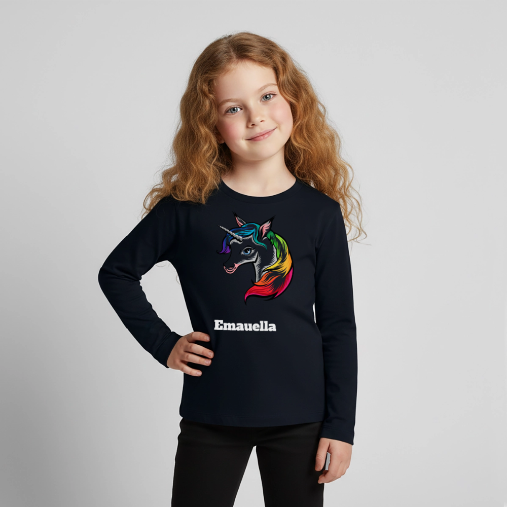 Kids' Premium Longsleeve Shirt - Navy