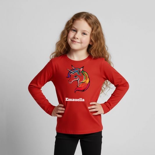 Kids' Premium Longsleeve Shirt - Rot