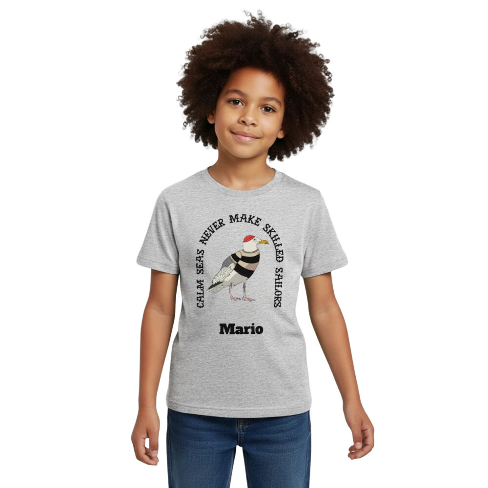 Kids' T-Shirt - Grau meliert