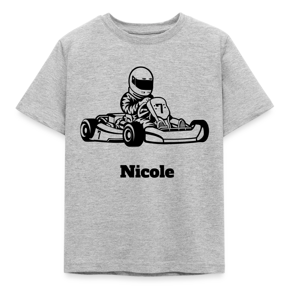 Kids' T-Shirt - Grau meliert