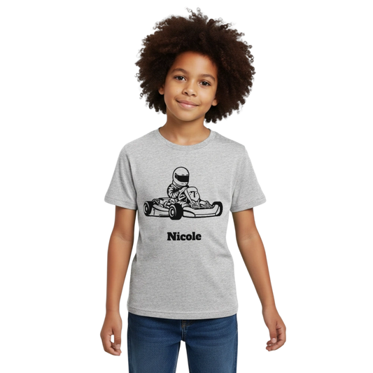 Kids' T-Shirt - Grau meliert