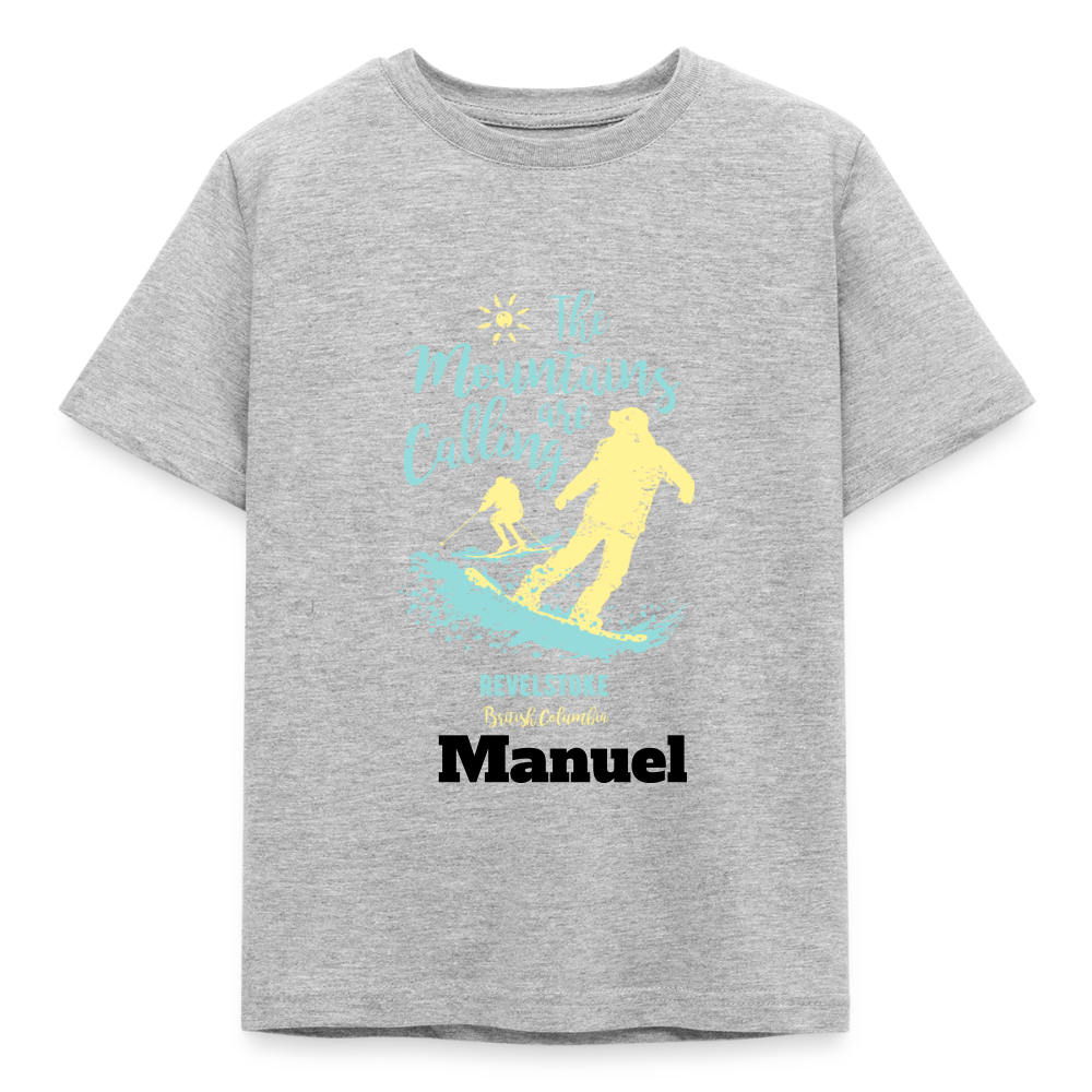 Kids' T-Shirt - Grau meliert