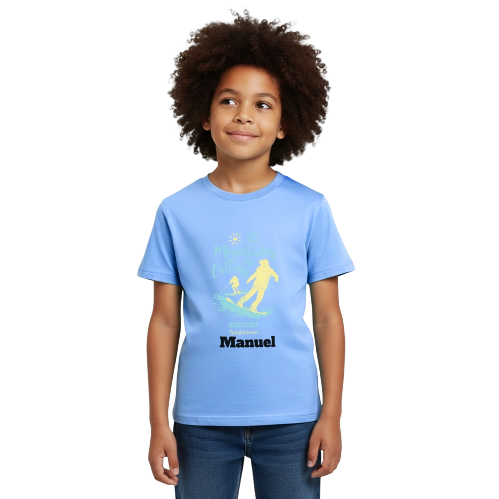 Kids' T-Shirt - Himmelblau