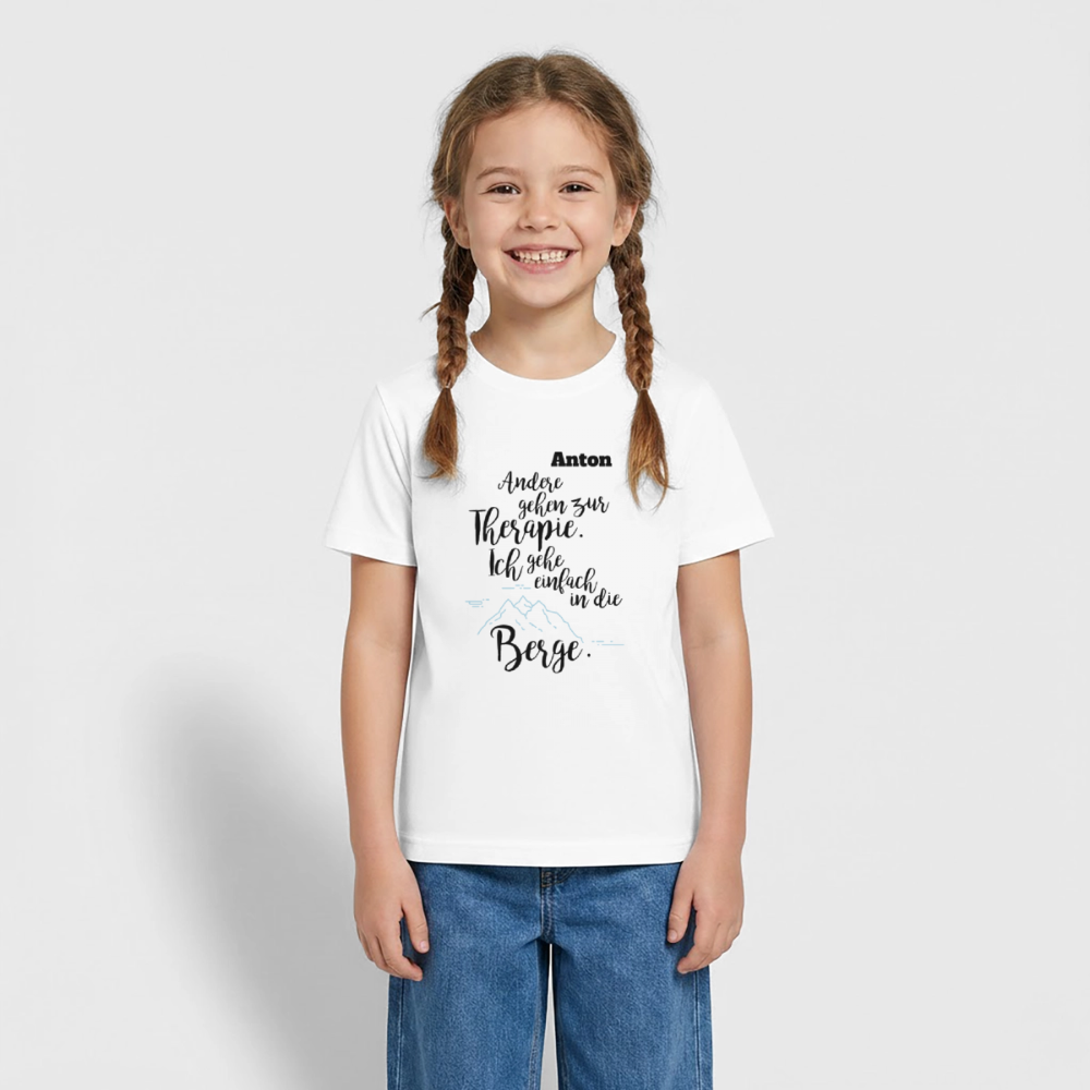 Kids T-Shirt by Russell - Weiß
