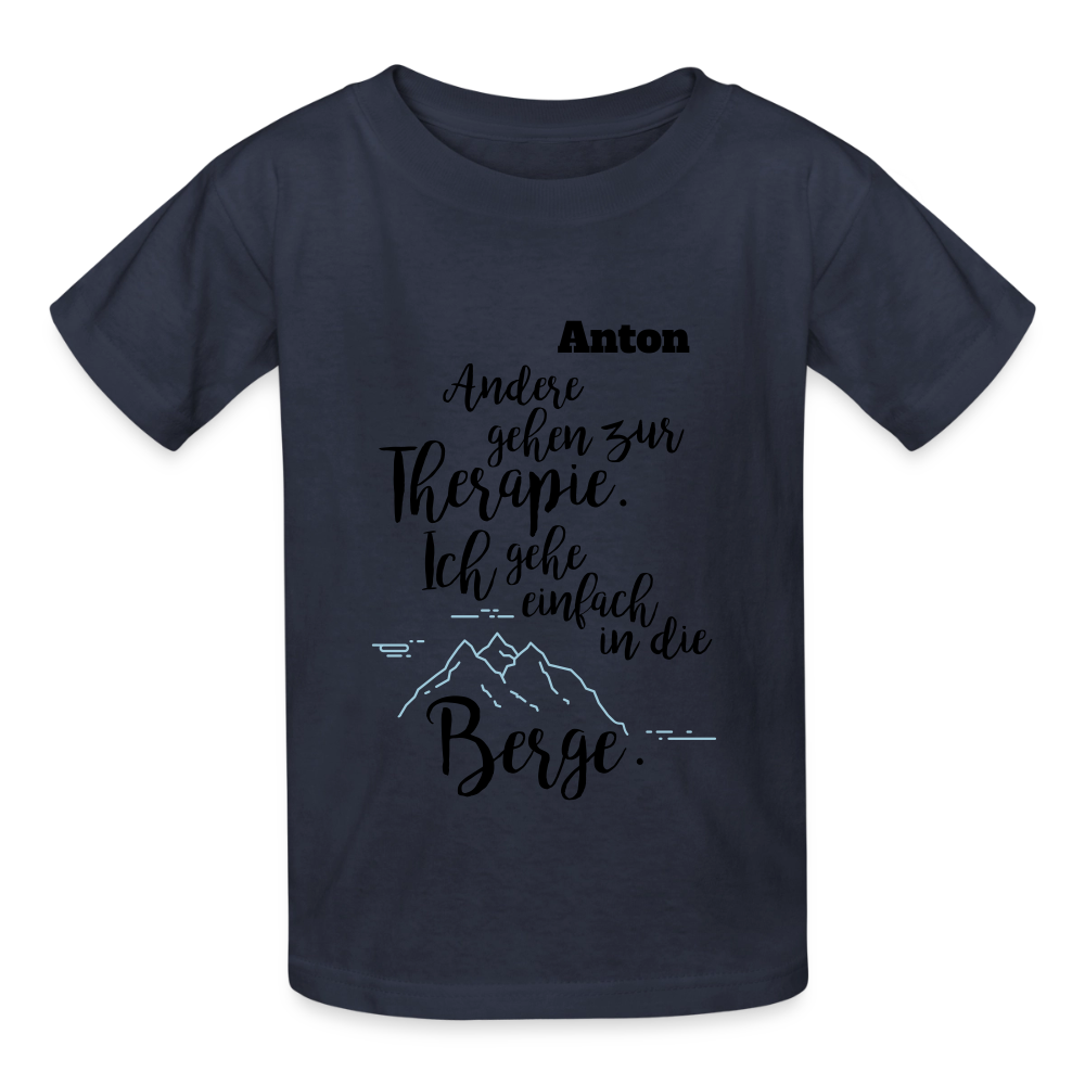 Kids T-Shirt by Russell - Navy