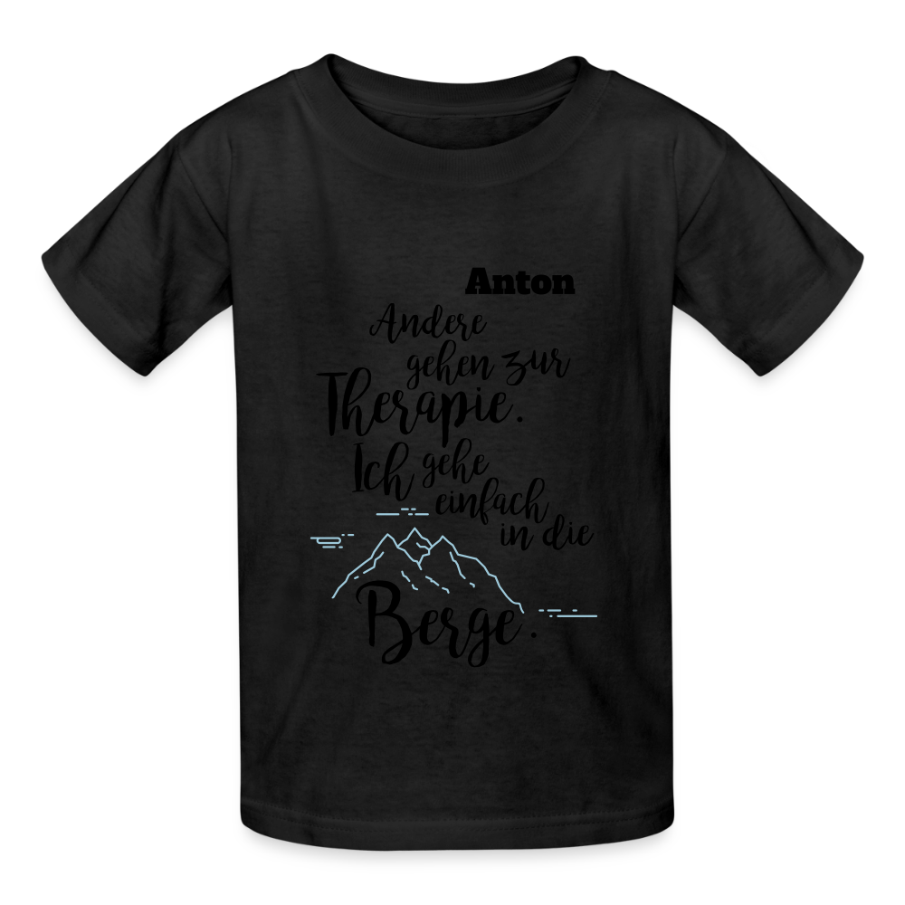 Kids T-Shirt by Russell - Schwarz