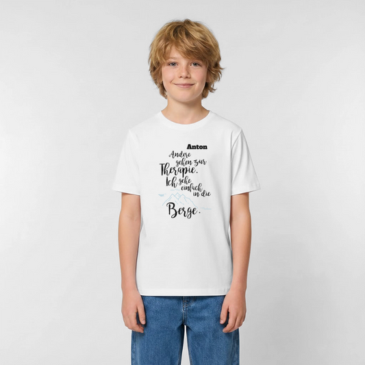 Kids T-Shirt by Russell - Weiß